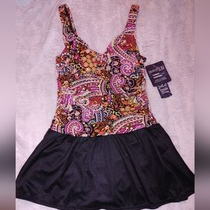 Simply Slim Slimming One Piece Sz Medium